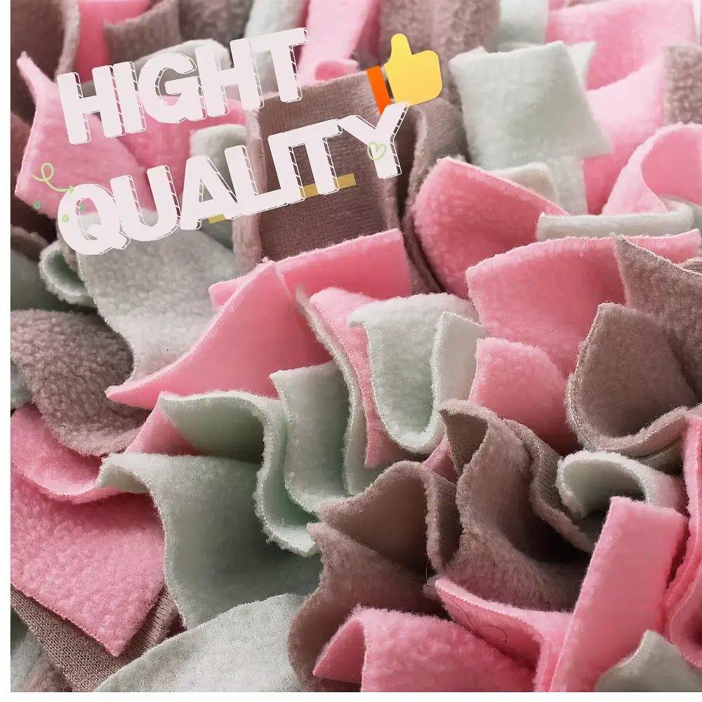 Килимок для нюхання для собак Derby Bone Shape Pet Snuffle Mat, Pink - фото 6