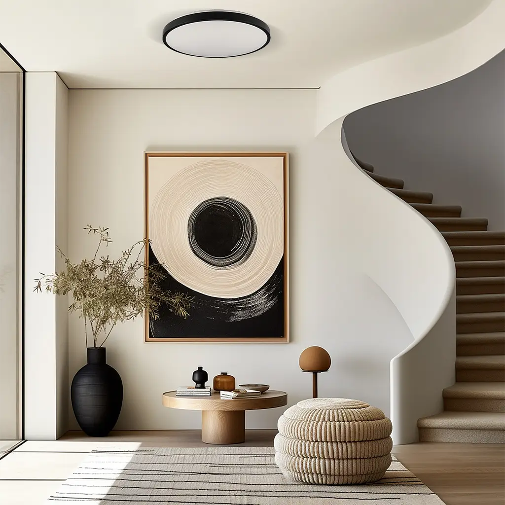 Стельовий світильник Ring матовий 30W 395 x 60 мм 4000К чорний - фото 8