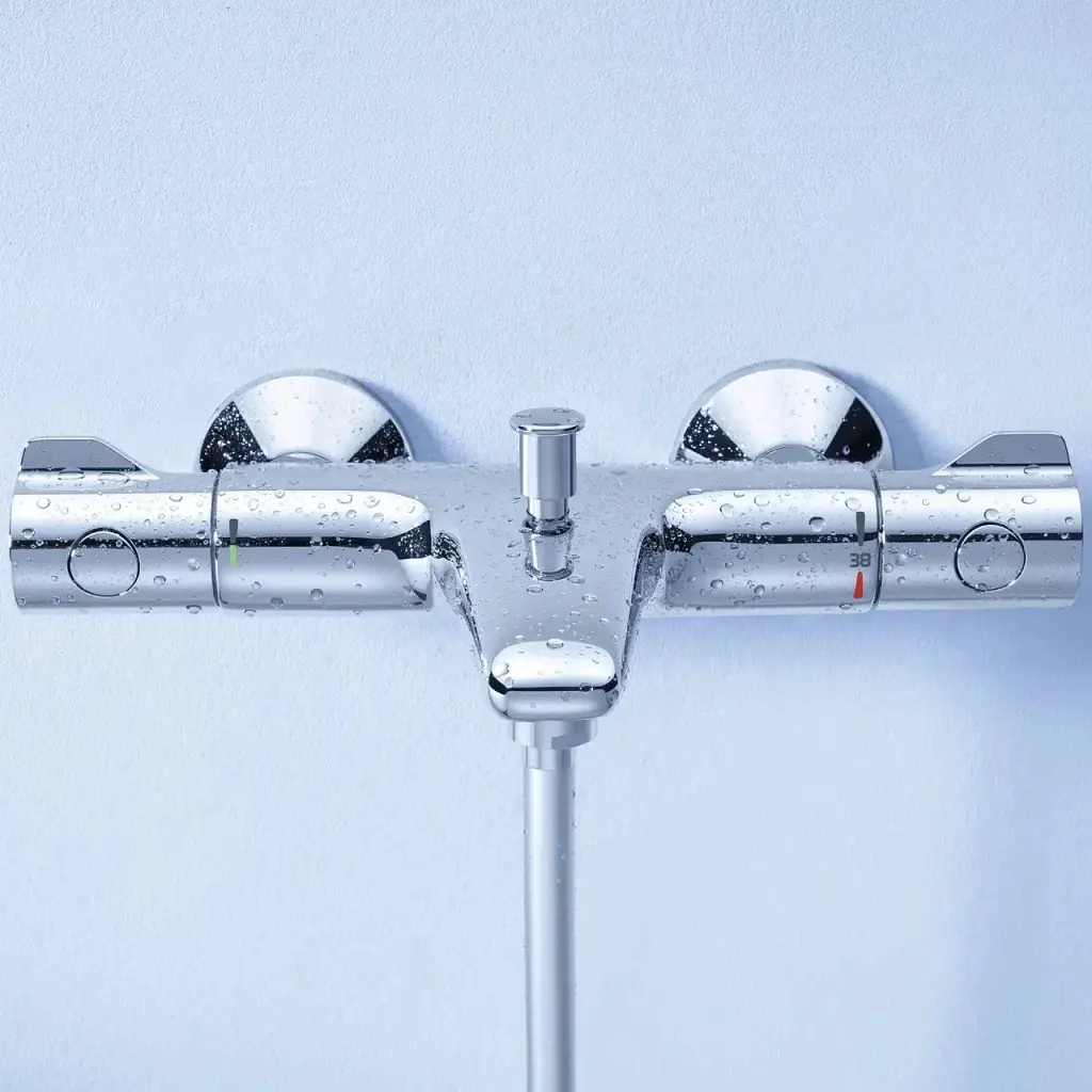 Змішувач для ванни Grohe Grohtherm 800 34567000 з душовим гарнітуром 27948001 (34567001) - фото 8