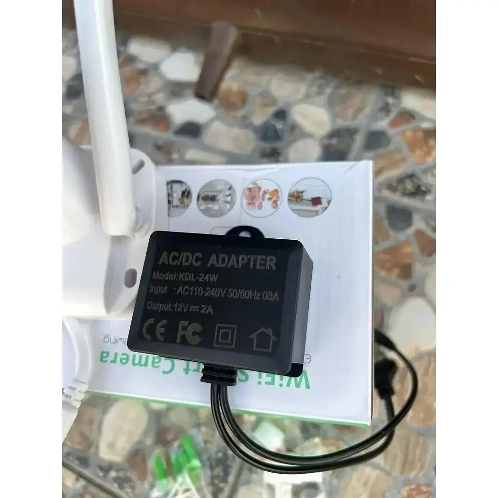 Вулична камера відеоспостереження UKC Wi-Fi IP бездротова зовнішня поворотна V380 Pro з блоком живлення - фото 5