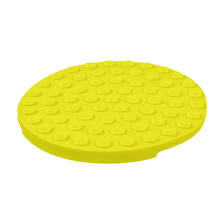 Коврик для слизывания и медленного питания Waudog Silicone 211х211х30 мм желтый - фото 5