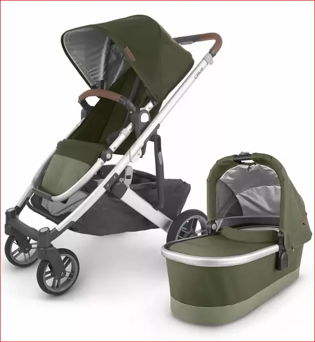 Універсальна коляска 2 в 1 UPPAbaby CRUZ 2, HAZEL (оливкова/срібляста рама/руда шкіра) - фото 2