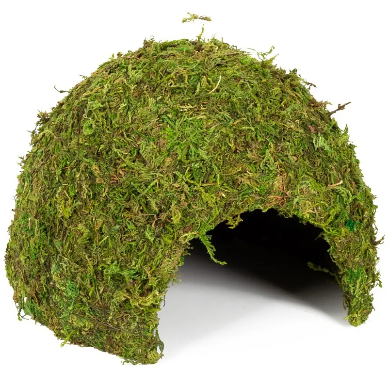 Схованка з моху Repti-Zoo Natural Mossy Dome L 22x17см ERS25L для тераріуму, рептилій і геконів, з живим мохом - фото 4