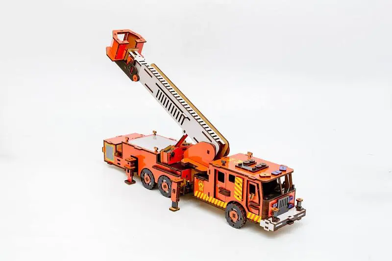 Конструктор Puz-00921 "Пожежна машина" (розмір моделі 50x13x10см) PuzzleOk - фото 9