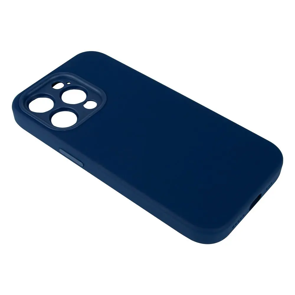 Чохол Baseus Liquid Silica Gel Case Glass 0.22 mm iPhone 14 Pro ARYT001703 Blue - фото 4
