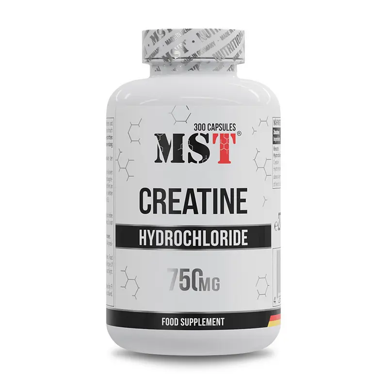 MST® Креатин MST Nutrition Гідрохлорид 750 мг - 300 капсул