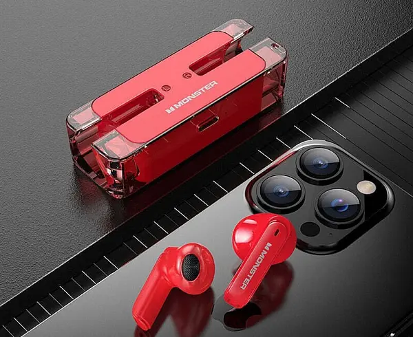 TWS-навушники MONSTER Airmars XKT08 red - фото 2