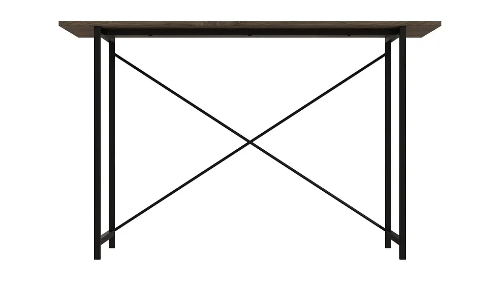 Стол письменный Line Лайт Ferrum-decor 750x1200x500 Черный металл ДСП Дуб Сонома Трюфель 16 мм (FRD-104854) - фото 5