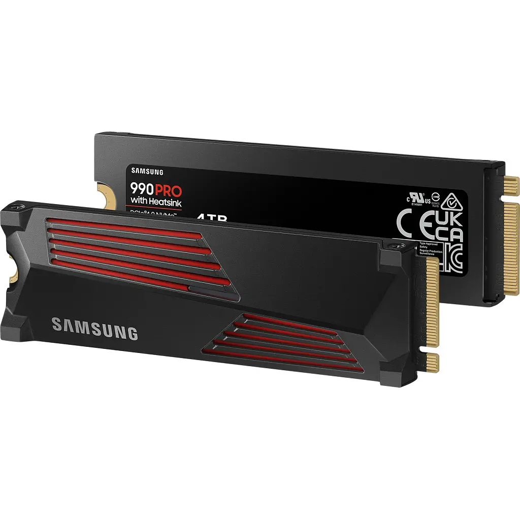 Накопичувач SSD M.2 2280 4TB 990 PRO with Heatsink Samsung (MZ-V9P4T0CW) - фото 5