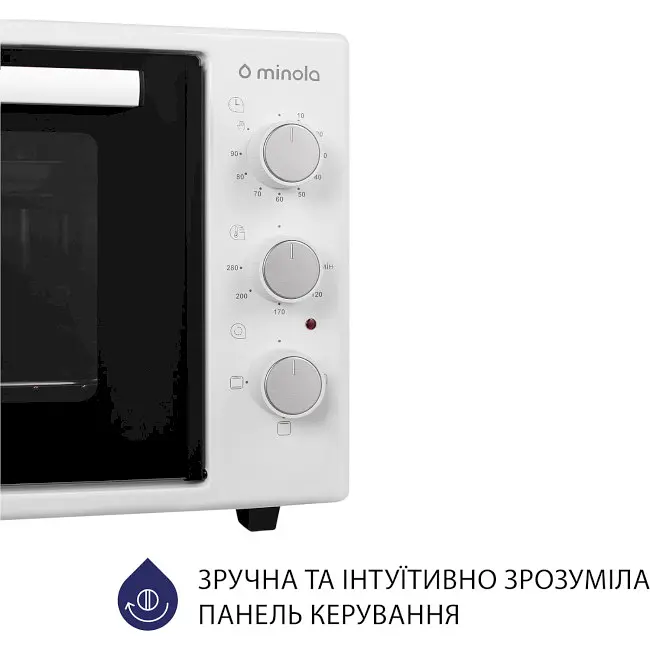 Електрична піч Minola Foe 3714 WH - фото 2