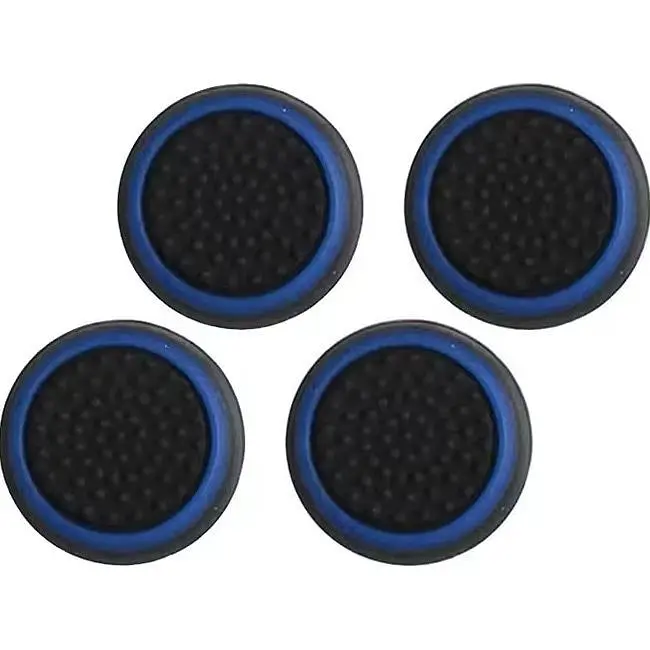 Накладки на стіки Thumb Grips 4-pack для PS4/PS5/Xbox Black Dark Blue [140814] - фото 2