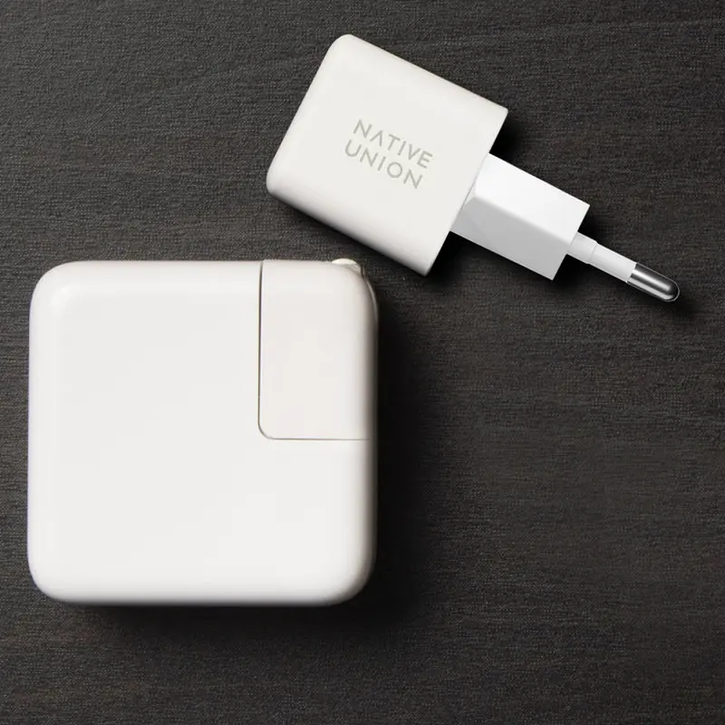 Мережевий зарядний пристрій Native Union Fast GaN Charger PD 30 Вт USB-C Port White (FAST-PD30-2-WHT-EU) - фото 3