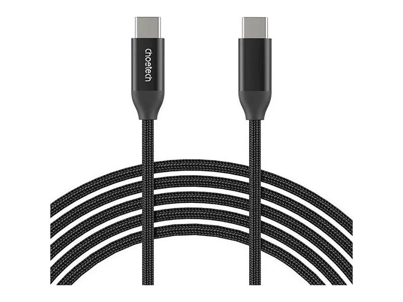 Кабель USB Type-C Choetech USB Type-C to USB Type-C 60W 2m Black (XCC-1015)