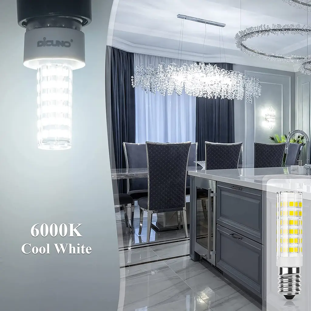 Лампочки DiCUNO E14 LED Bulb Cooker Hood 5w (50w Галогенний еквівалент) 550lm Cool - фото 5