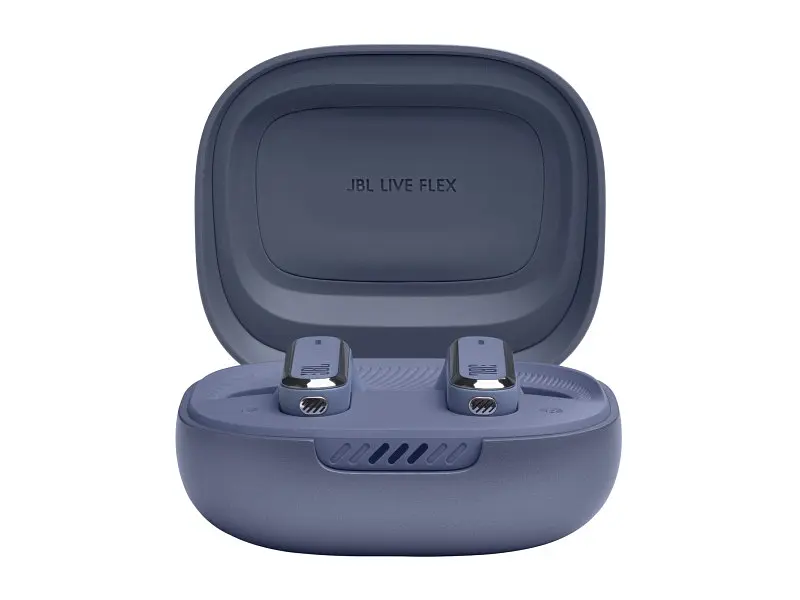 Навушники TWS (повністю бездротові) JBL Live Flex Blue (LIVEFLEXBLU) - фото 4