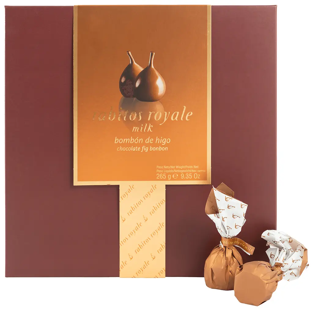 Конфеты Rabitos Royale инжир в молочном шоколаде с соленой карамелью 265 г - фото 2