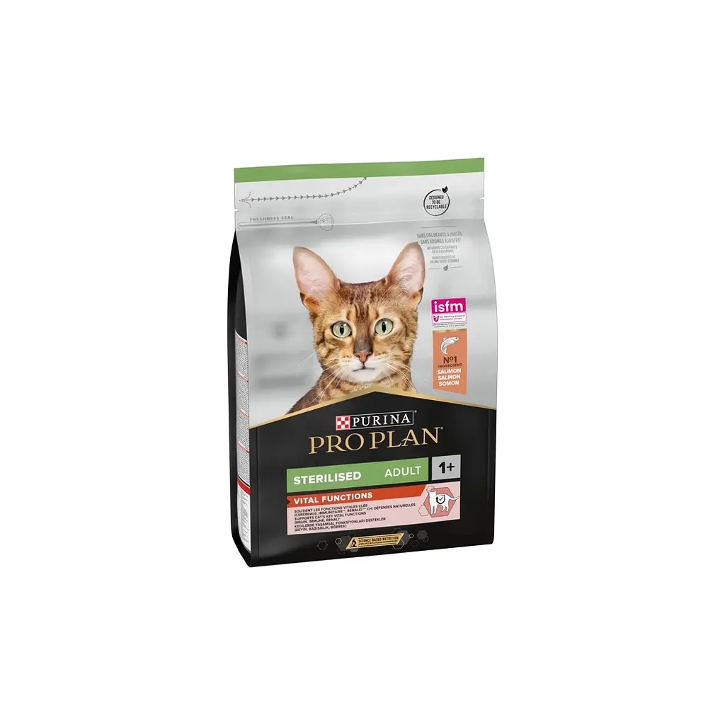 Сухий корм для кішок Purina Pro Plan Sterilised з лососем 400 г (7613036544832) - фото 2