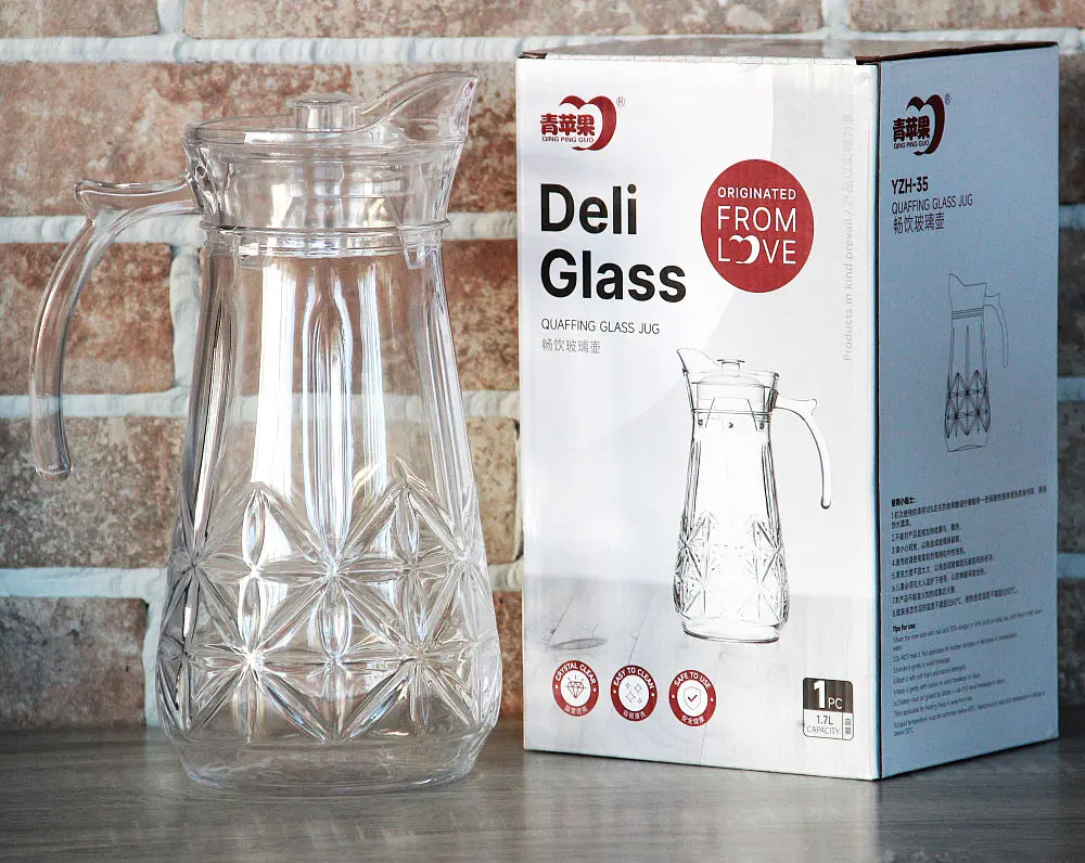 Кувшин Deli Glass с крышкой 1.7 л (800YZH35) - фото 2