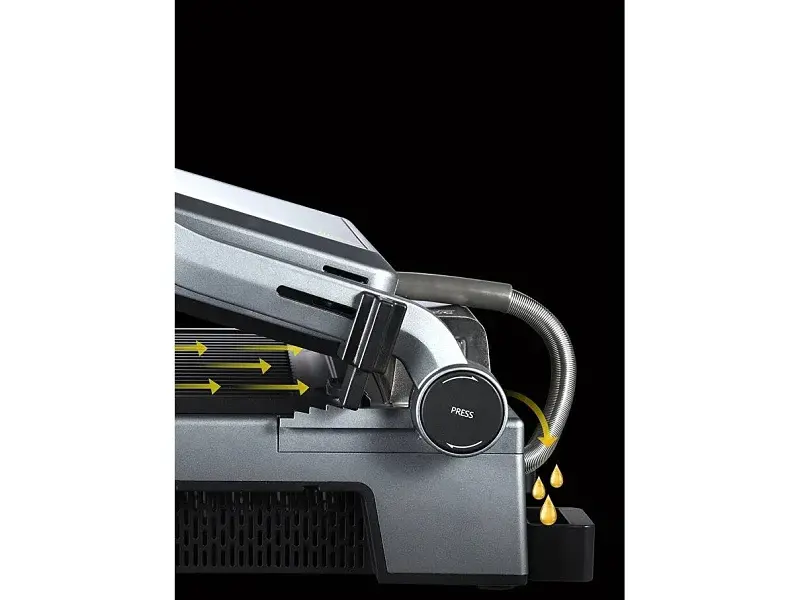 Електрогриль притискний Polaris PGP 7003 SMOKELESS Graphite - фото 10