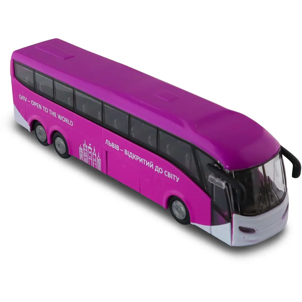 Машинка TechnoDrive Автобус Львів зі світлом та звуком (510432.270) - фото 6