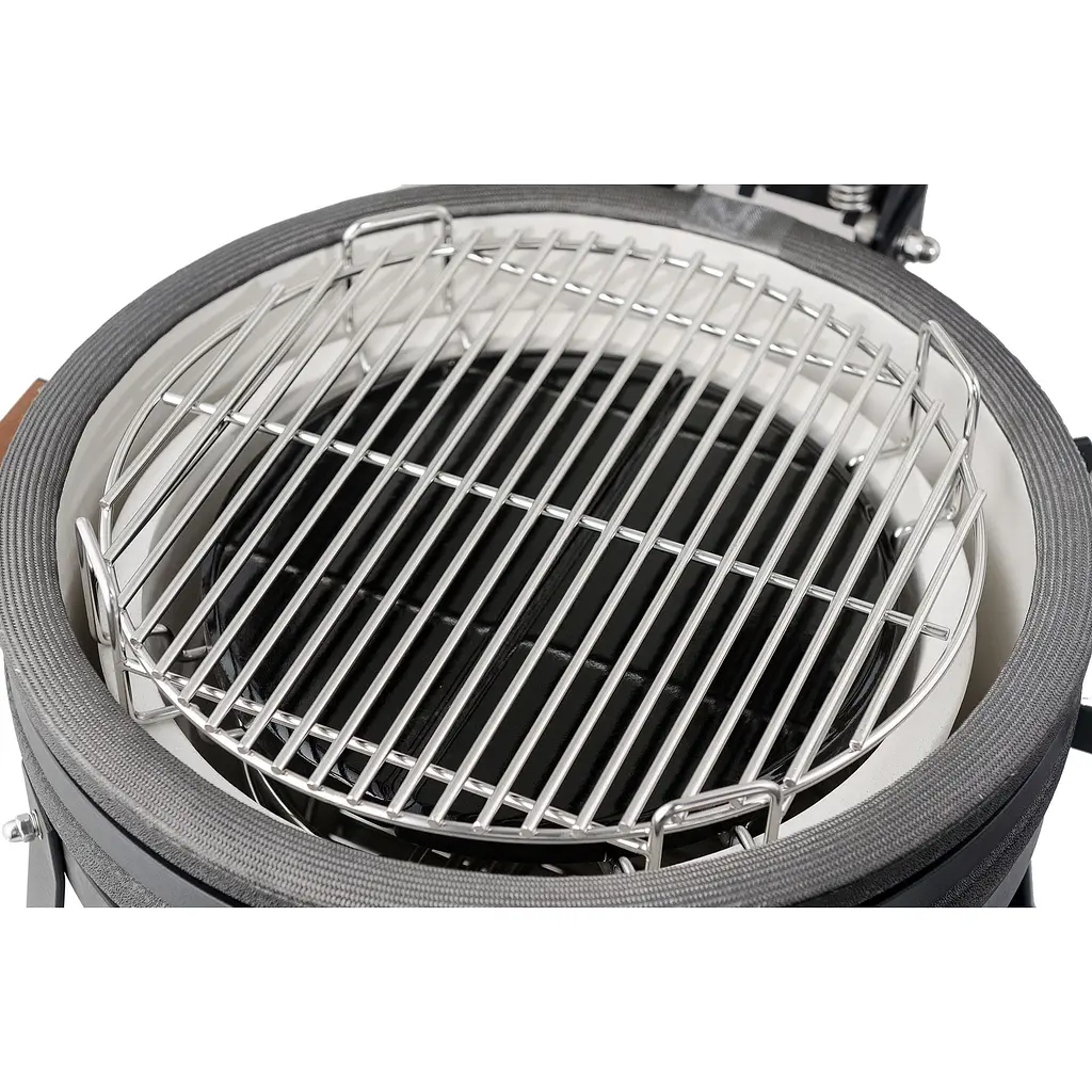 Керамический угольный гриль Grilli Kamado S 5 в 1 с системой BBQ Block Fire (733777) - фото 8