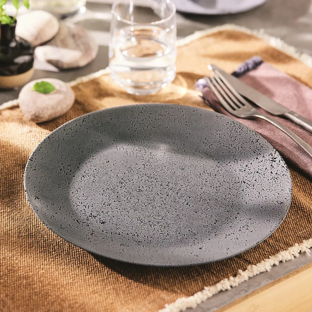Тарілка обідня Luminarc Slate Black, 25 см (6788144) - фото 3