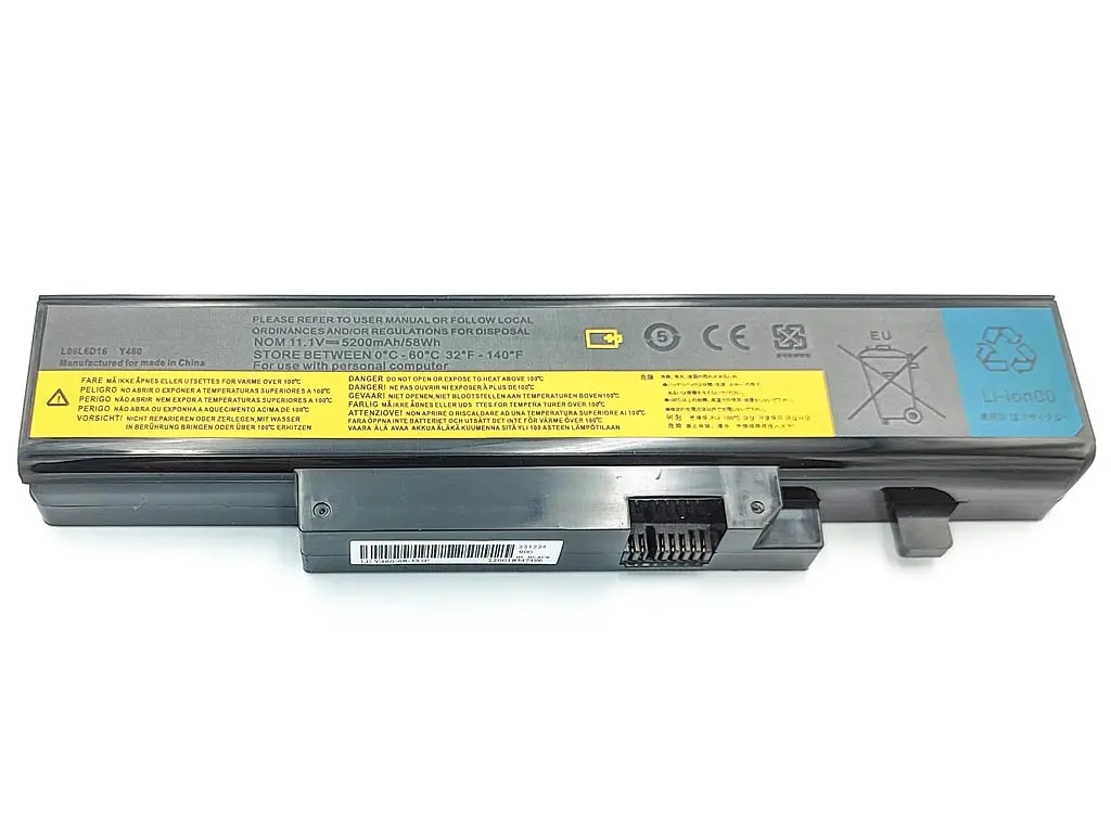 Акумулятор L10L6Y01 для ноутбука Lenovo IdeaPad Y460, Y460A, Y560, Y560A, B560, V560, V560A (L10S6Y01) (11.1V 5200 mAh). - фото 2
