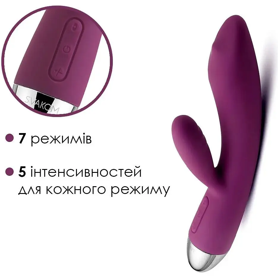 Вибратор-кролик Svakom Trysta Violet - фото 3