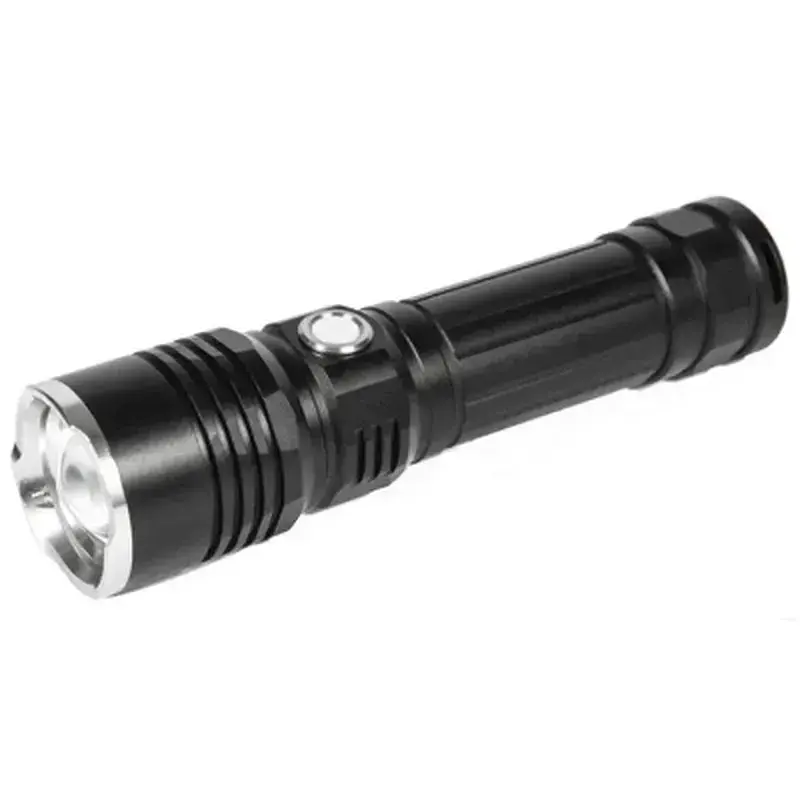 Ліхтар Quantum Solid-M 10W LED з USB + Li-ion 18650/1500mAh, блістер (QM-FL1020-18650/1500-PB)