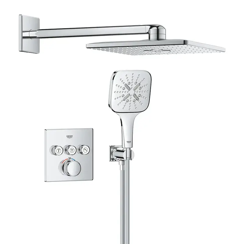 Душова система прихованого монтажу Grohe Grohtherm Smartcontrol з Rsh Smartactive 310 Cube 1039980000, Хром