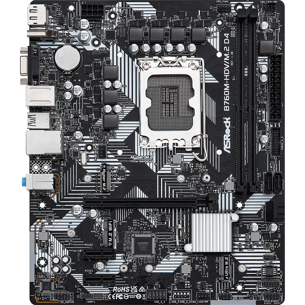 Материнская плата ASRock B760M-HDV/M.2 D4 [108156] - фото 2