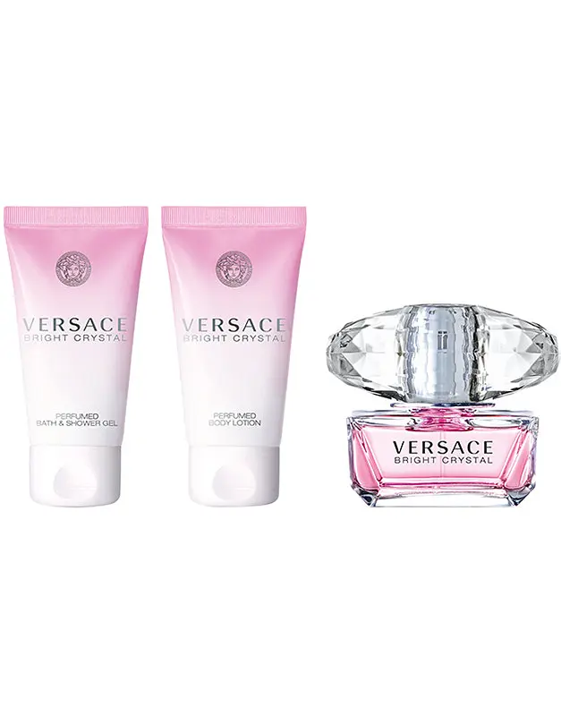 Набір Versace Bright Crystal туалетна вода 50 мл, гель для душу 50 мл, лосьйон для тіла 50 мл - фото 2