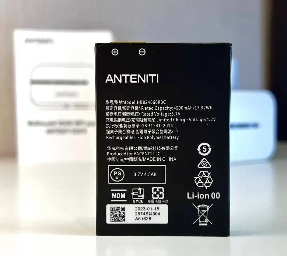 4G LTE WI-FI роутер ANTENITI AN5576 АКБ 4500mAh - фото 3