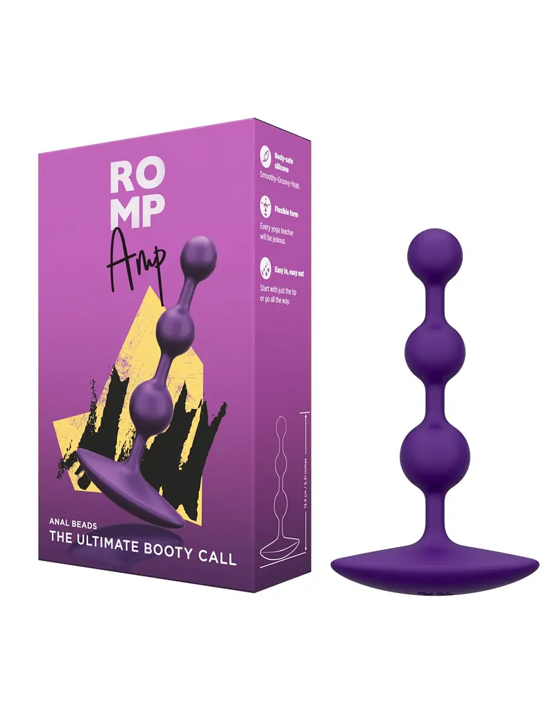 Анальне намисто Romp Amp Dark Purple Romp SO8736 97571 - фото 2