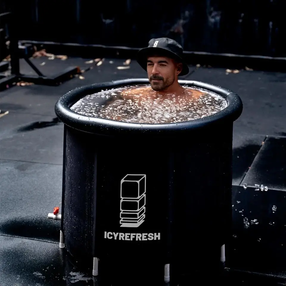 Круглий каркасний басейн для крижаної ванни / Льодова надувна ванна "Ice Bath Spa" - фото 6