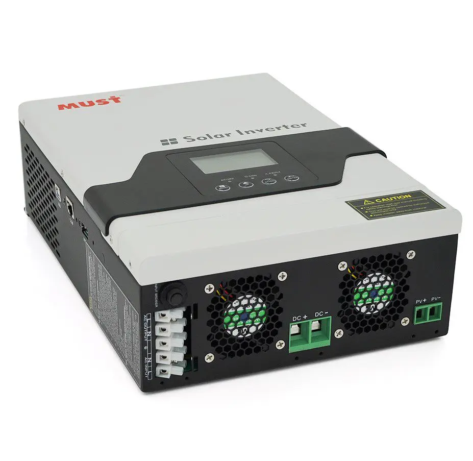 UPS ДБЖ гібридний інвертор MUST PV18-1012-VPM II, 1000W, 12 V, струм заряду 10/20A, MPPT (45А, 105 Vdc) - фото 2