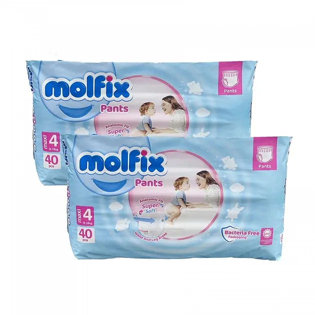 Підгузки-трусики Molfix 4 MAXI 9-14 кг 80 шт
