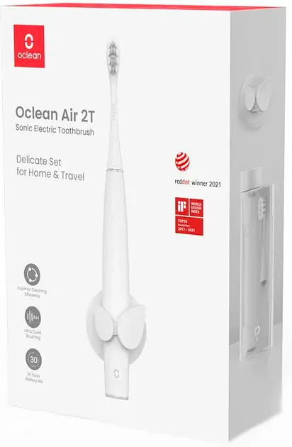 Електрична зубна щітка Oclean Air 2T Electric Toothbrush White [79790] - фото 4