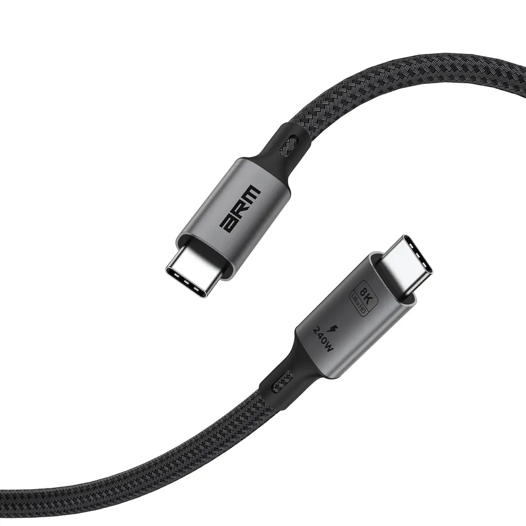 Кабель ArmorStandart USB 4.0 USB-C - USB-C 240W 8K 60hz 40Gbps 1m Black (ARM81921) - фото 7