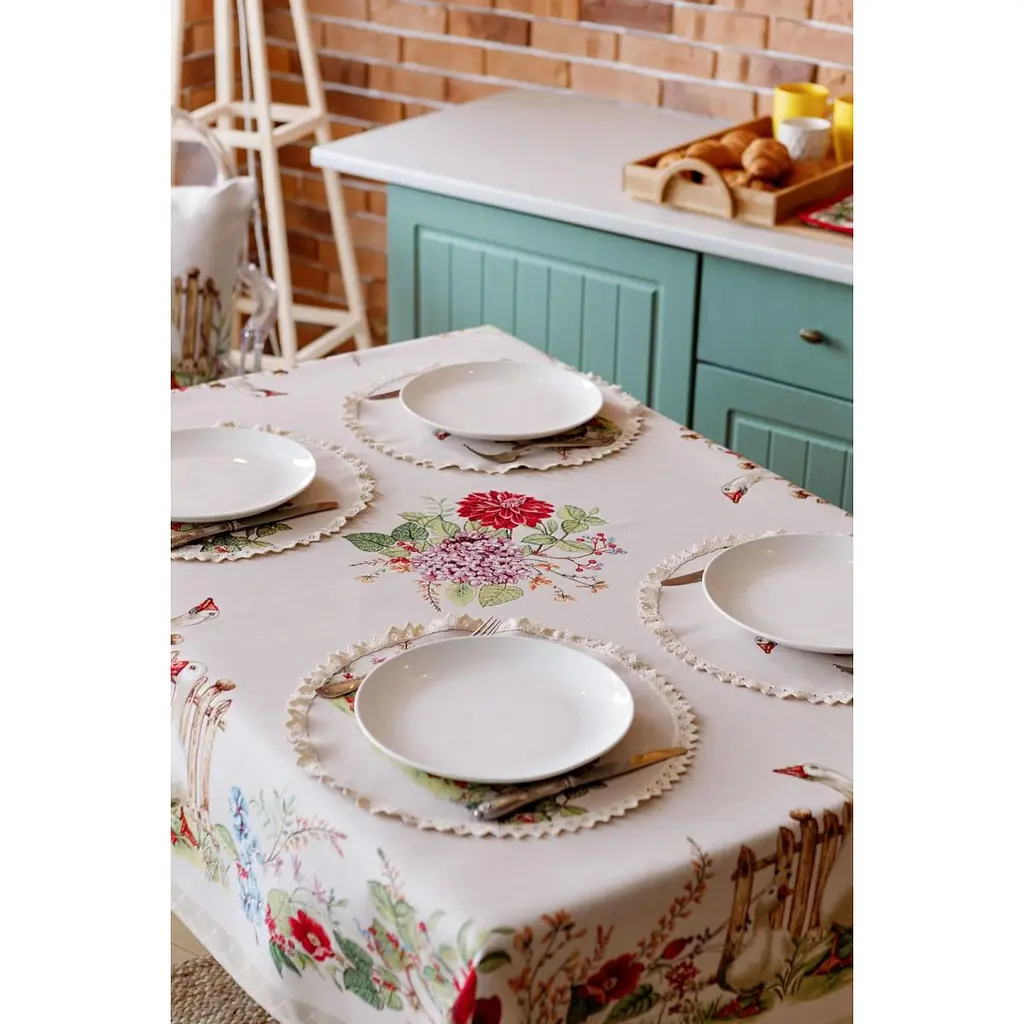 Скатертина Прованс Гуси прямокутна 180х135 см (34097) - фото 7