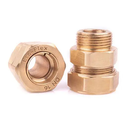 Муфта з'єднувальна для металорукава Eco-Flex DN16х3/4" ЗР (CF0162M) 30412 - фото 3