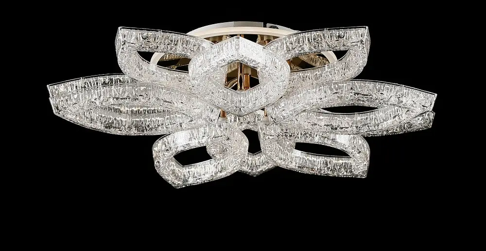 Світлодіодна люстра Splendid Ray LD/10S LED (GD), золото, білий, 90 Вт, від 10-18 м² - фото 2