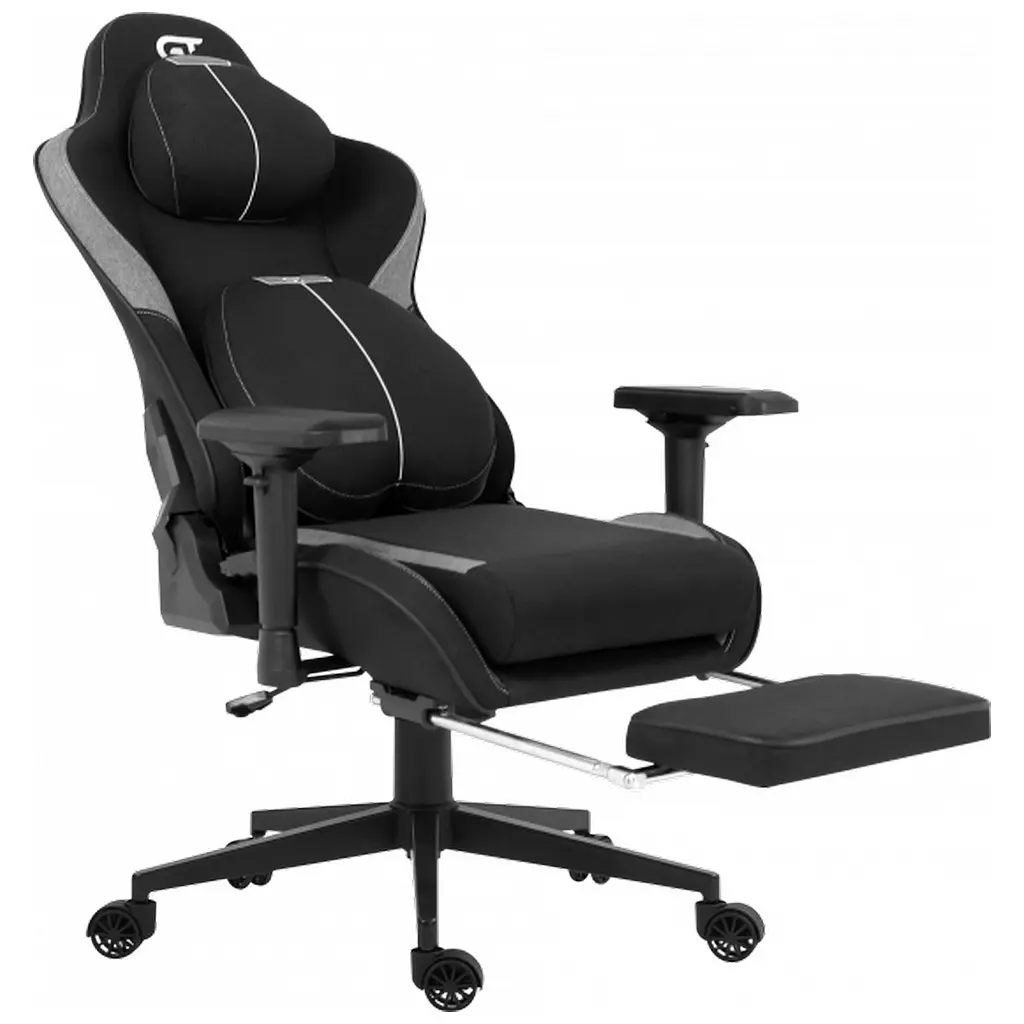 Крісло ігрове GT Racer X-2308 Black/Gray (X-2308 Fabric Black/Gray) - фото 6