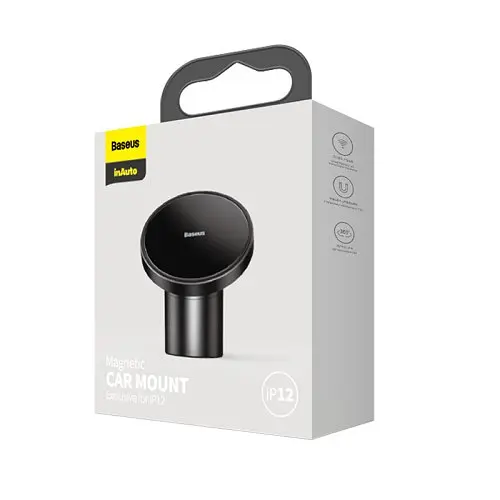 Автоутримувач Baseus Radar Magnetic Car Mount магнітний 2-in-1 Чорний SULD-01 - фото 2