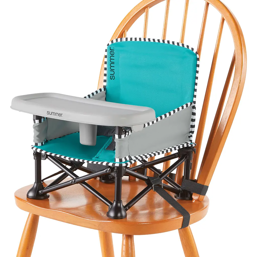 Раскладной стул-бустер Summer infant Pop'n Sit голубой (13666) - фото 2