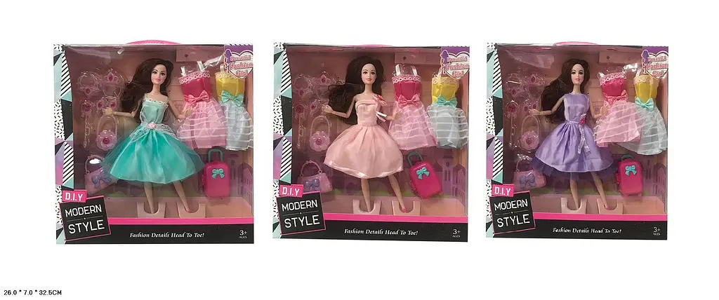 Ігрова лялька Fashionable Fashion Style з нарядами та аксесуарами (R100-426/427/429) в асортименті