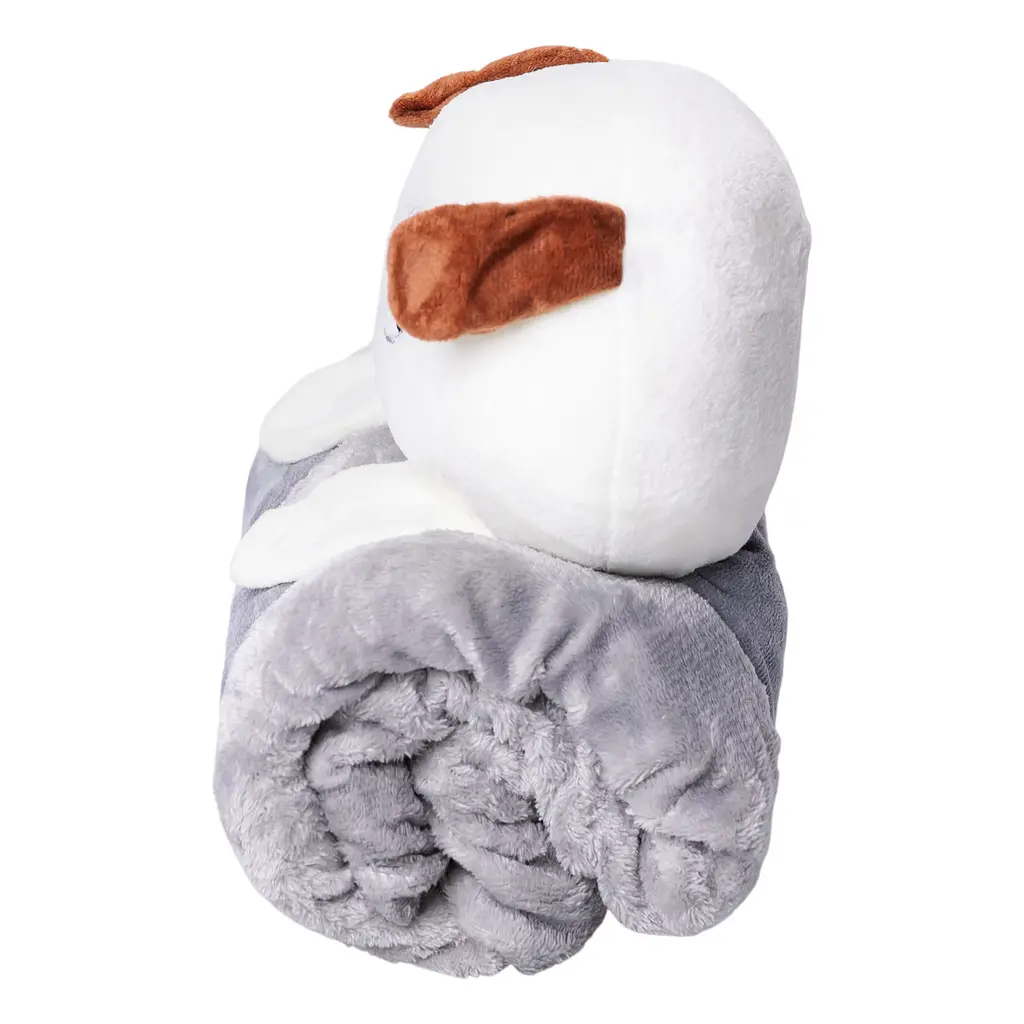 Мягкая игрушка-плед Собачка 120×160 см детский плед игрушка 2 в 1 Серый Colorful Home 5616-68G - фото 3