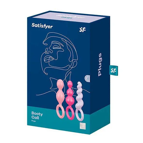 Набір анальних іграшок Satisfyer Booty Call, Різнокольорові - фото 3