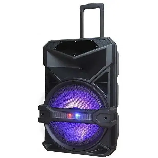 Акумуляторна акустична система XPRO UF-1716 колонка валіза 80Вт USB SD FM радіо Bluetooth мікрофон ДУ чорна (UF-1716) - фото 3
