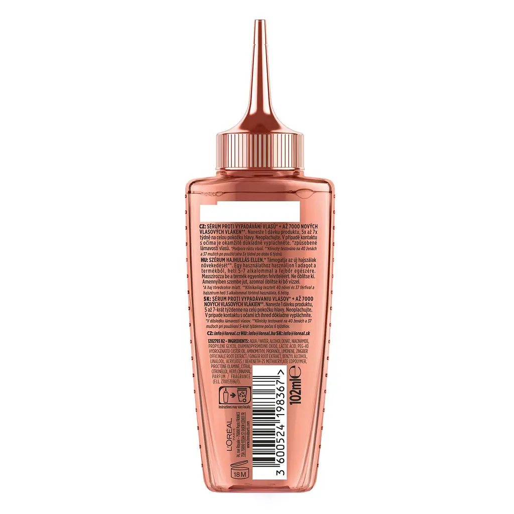 Сыворотка L'Oreal Paris Elseve Growth Booster для борьбы с выпадением и ломкостью волос 102 мл - фото 2